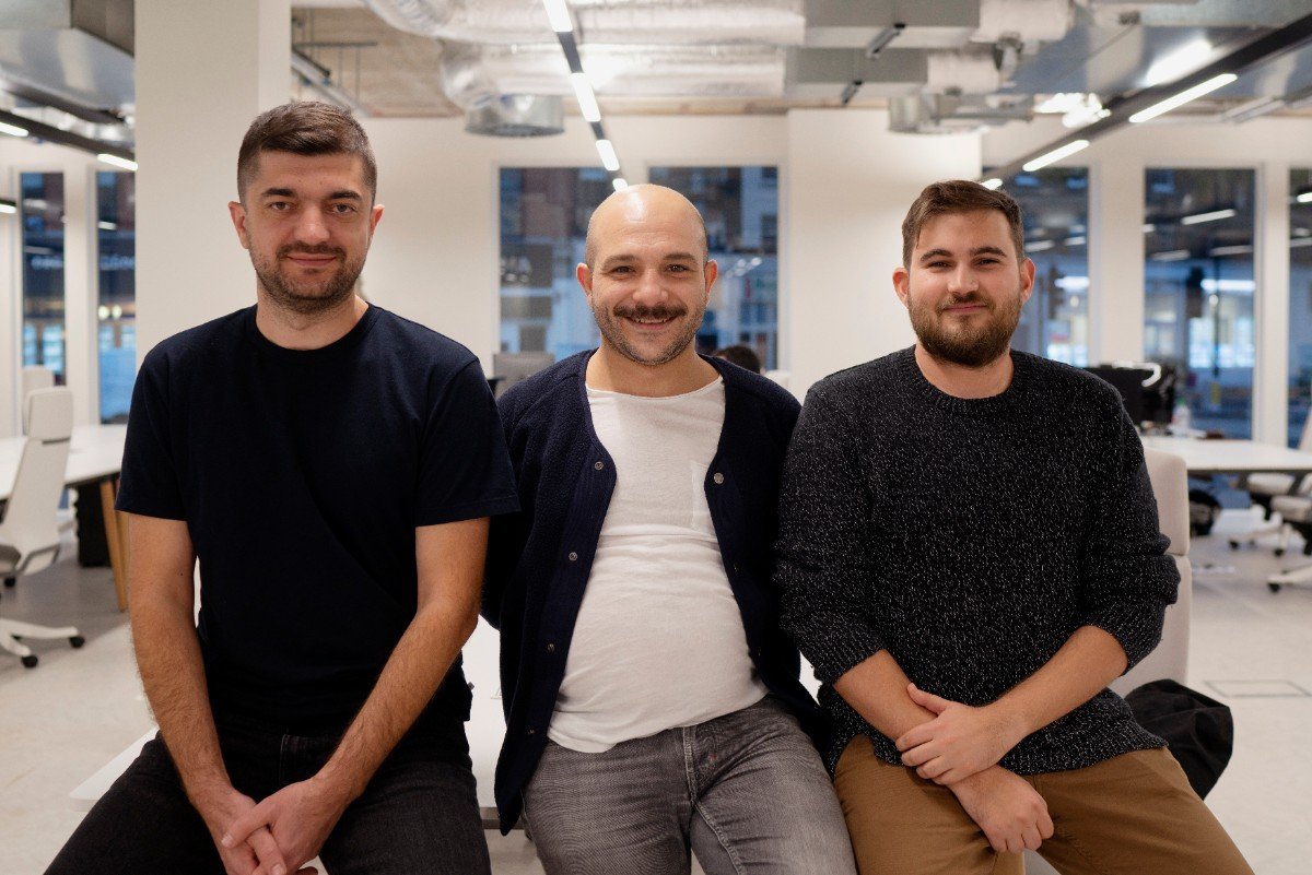 From left to right: CEO Sekip con Gokalp, CTO Berk Tatlises, and Chief Gaming Officer Cemal Gunusen