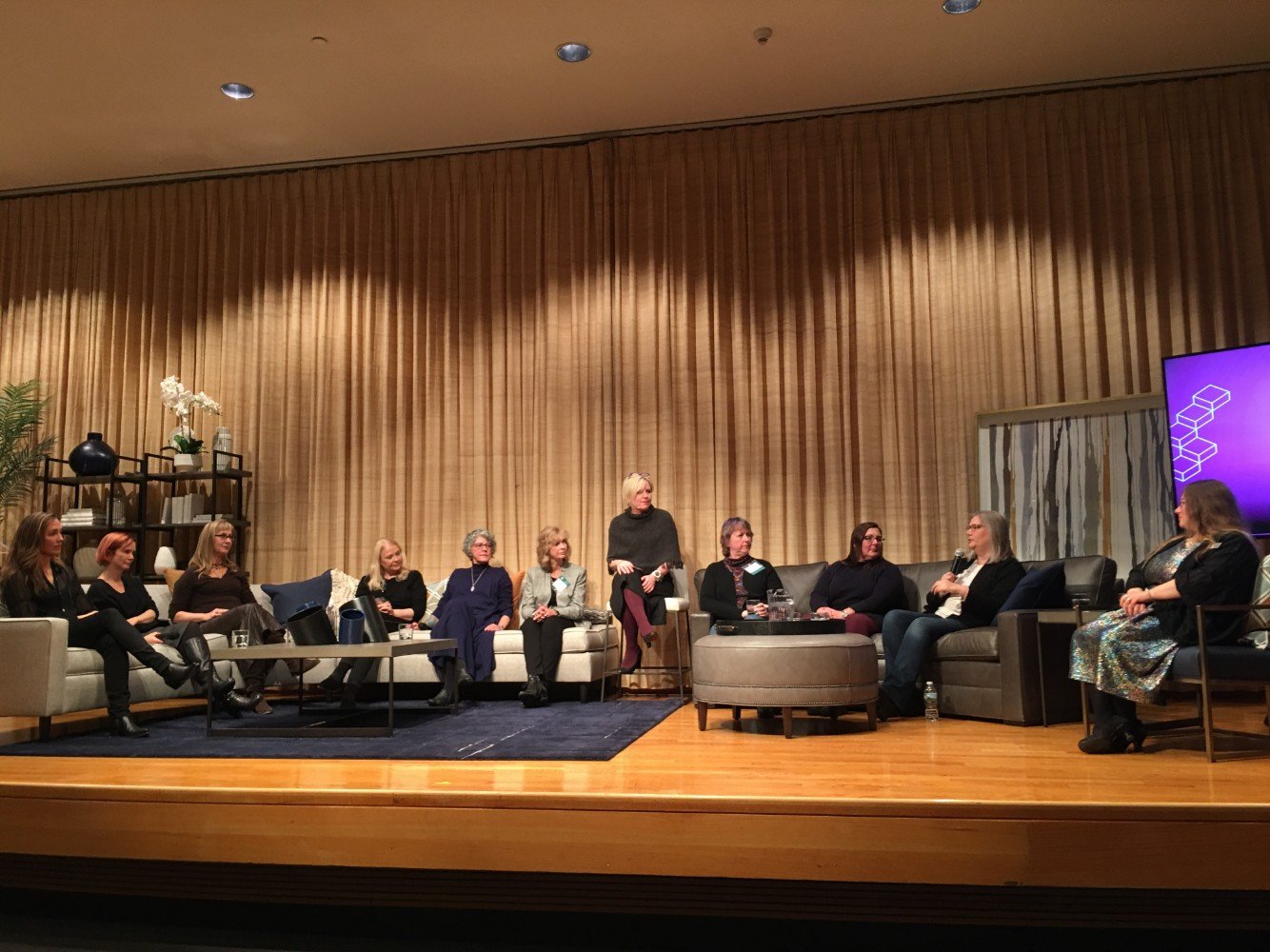 The panel had a very insightful discussion (Source: James Brightman)