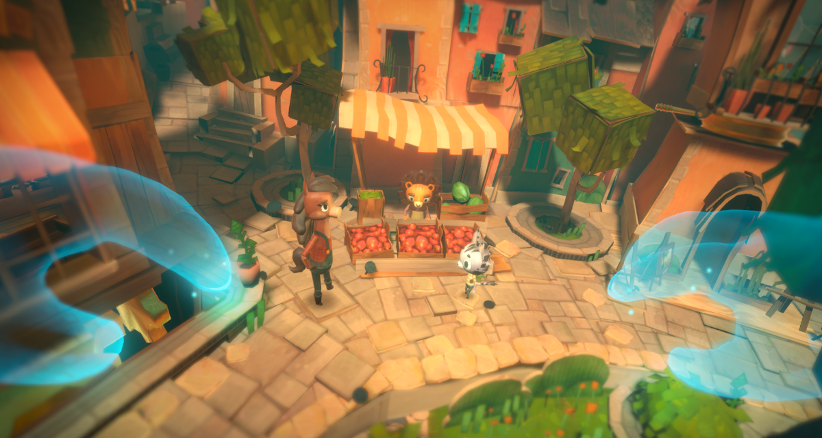 The game's characters have a cute, Animal Crossing-like appearance (Image: Zoink)