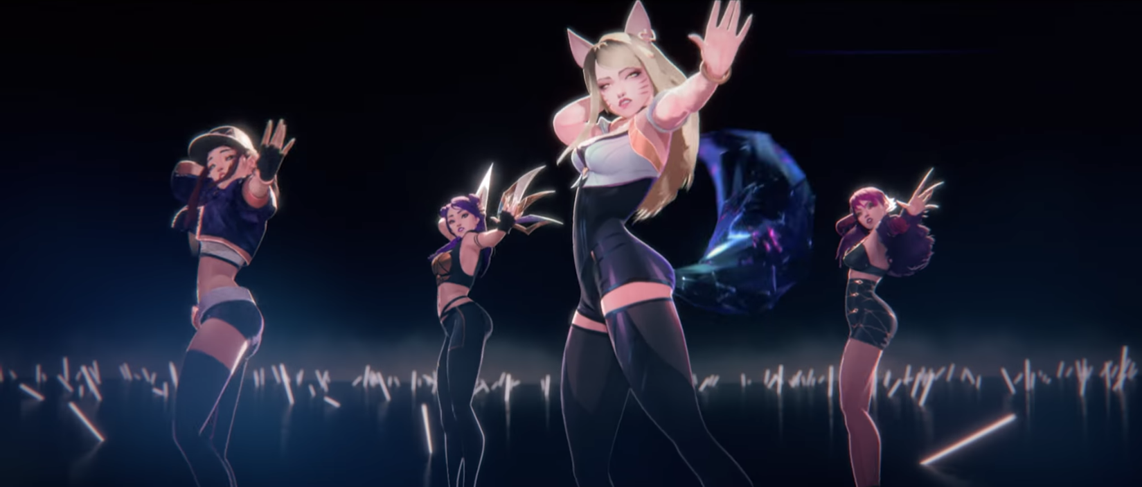 These K/DA skins for which Riot says, "we want to make sure you have everything you need to make all your popstar dreams come true" are probably not making women feel any more at ease