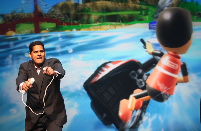 Reggie's passion for gaming always came through (Image: Wired)