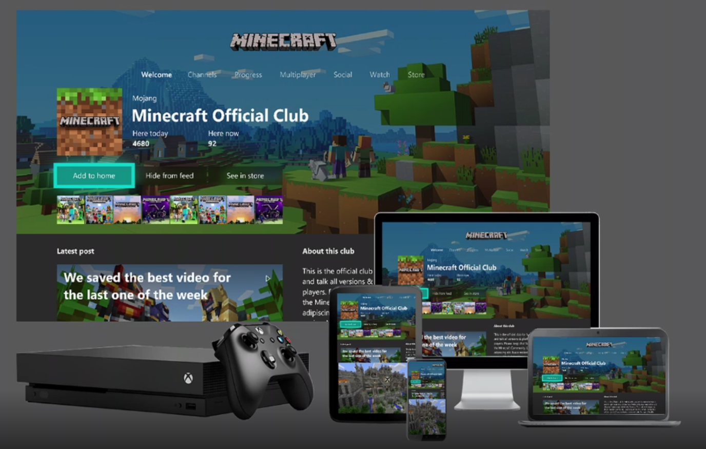 Game clubs on Xbox are a great marketing vehicle 