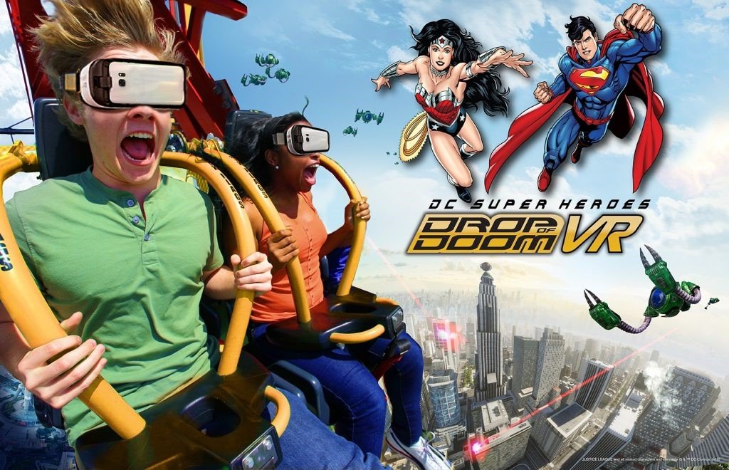 Six Flags VR Rollercoaster ad