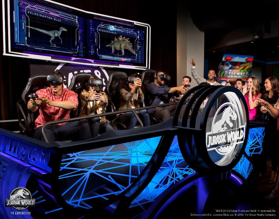 Jurassic World VR Expedition at Dave & Buster's